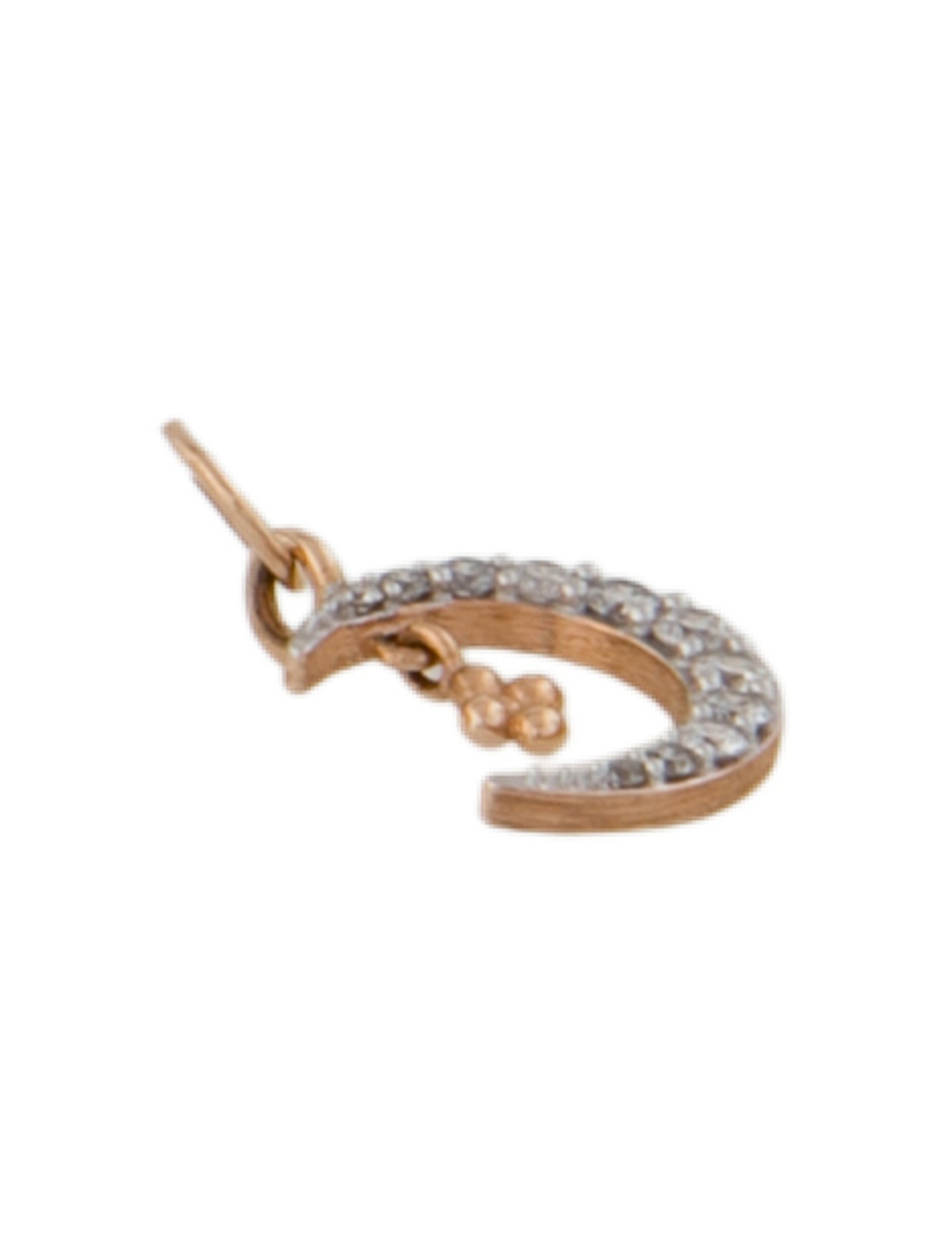 Charm 18K Moon & Star