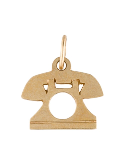 Charm 14K Telephone Charm