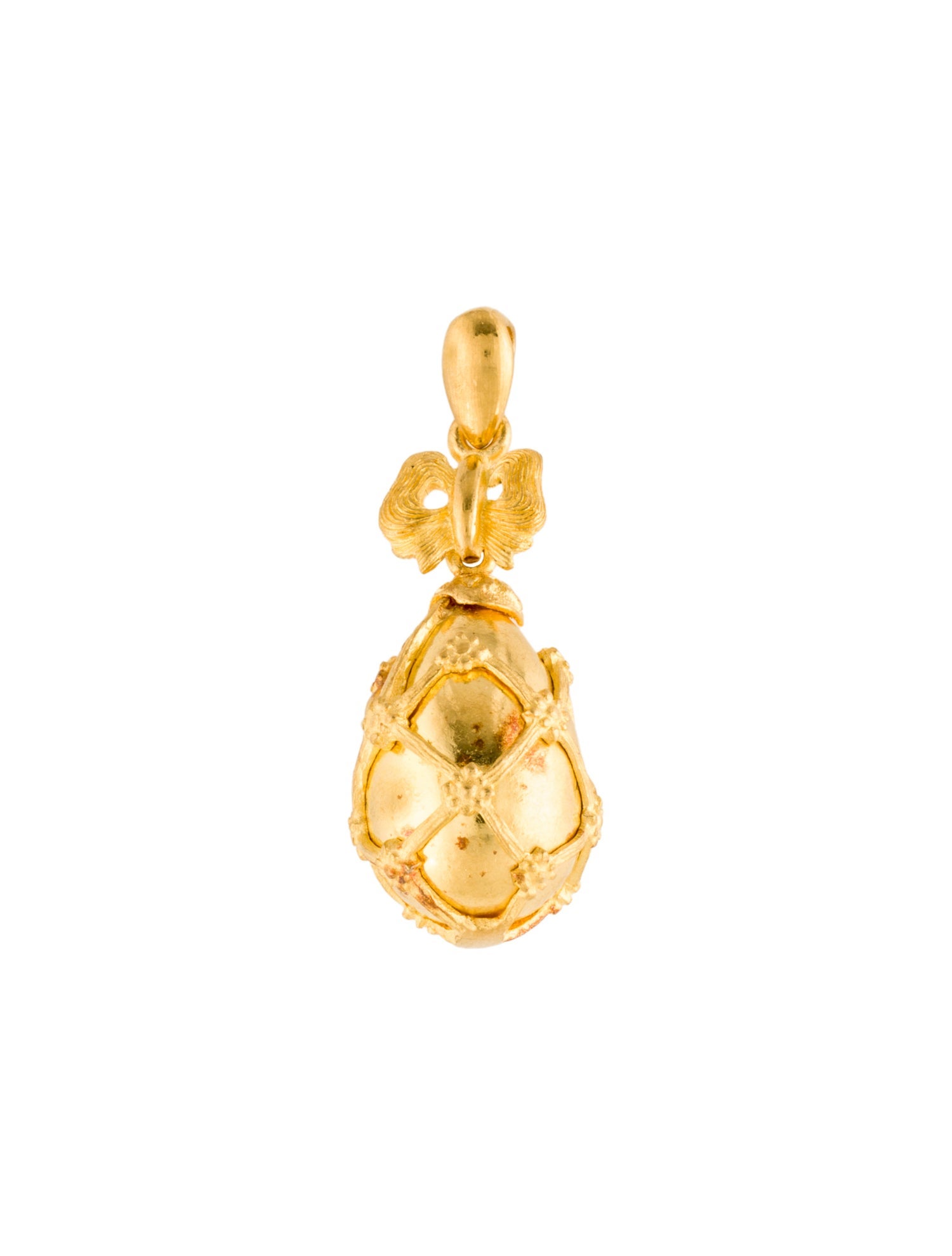 Charm 24K Egg Cham Pendant