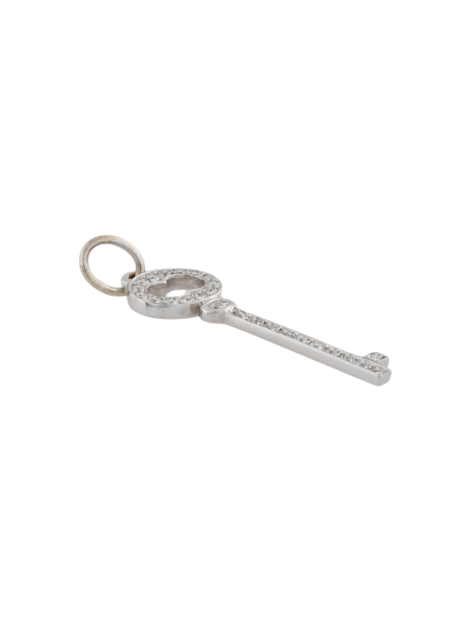 Charm 18K Diamond Key