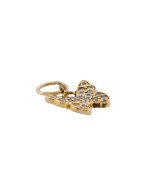 Charm 14K Diamond Butterfly Charm