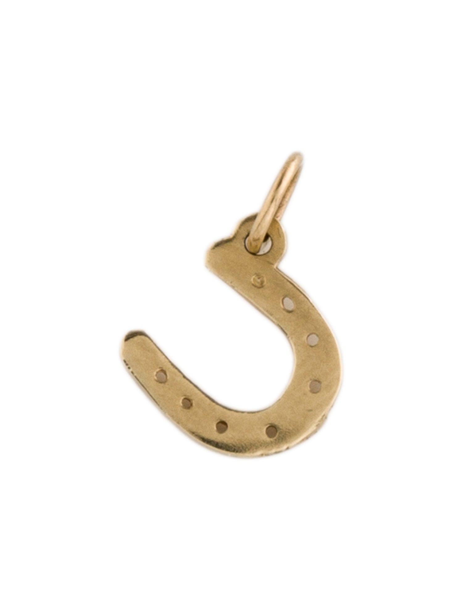 Charm 14K Horseshoe