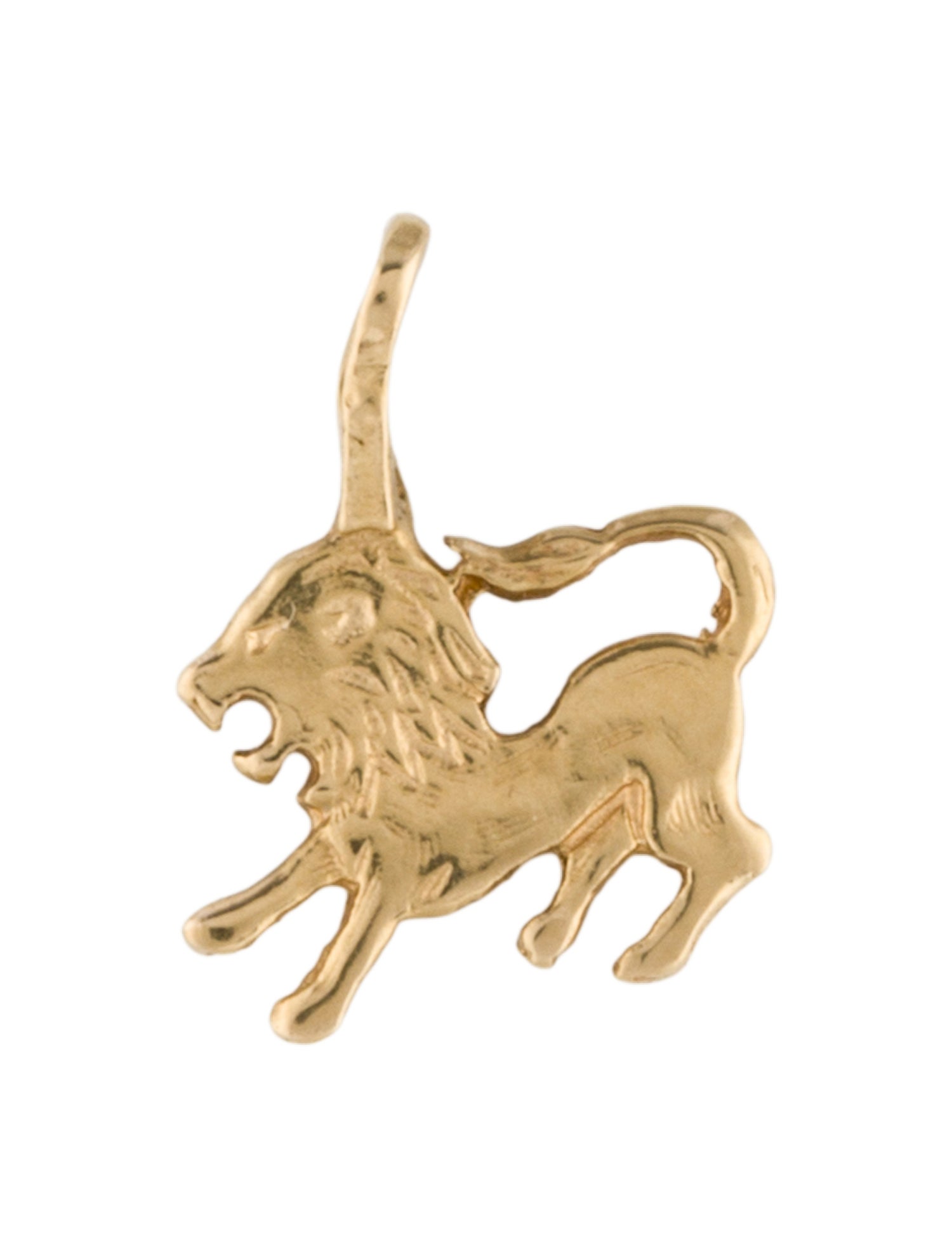 Charm 14K Lion