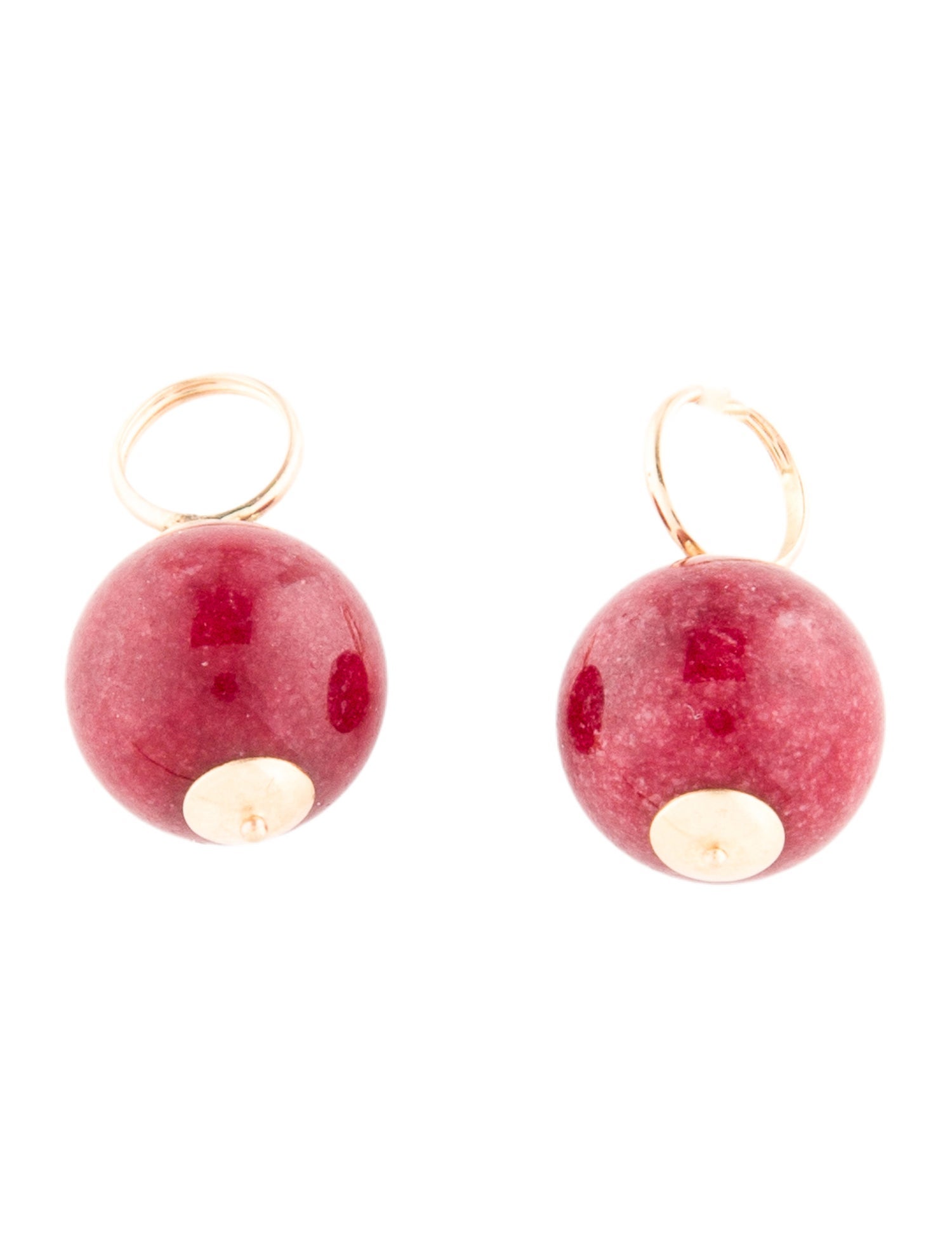 Charm 14K Dyed Quartzite Earring Enhancers