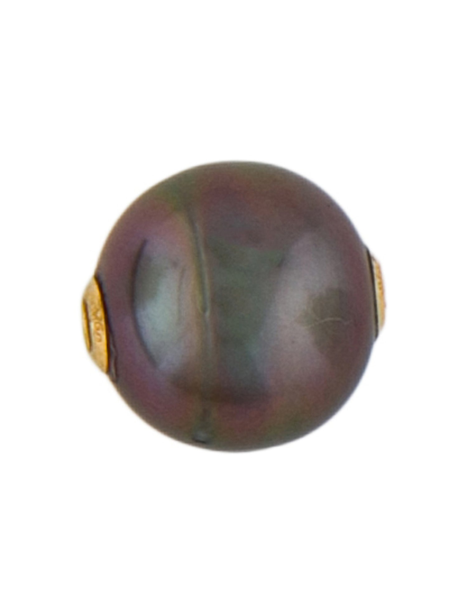 Charm 18K Pearl Slide