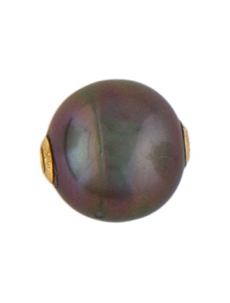 Charm  18K Pearl Slide Charm