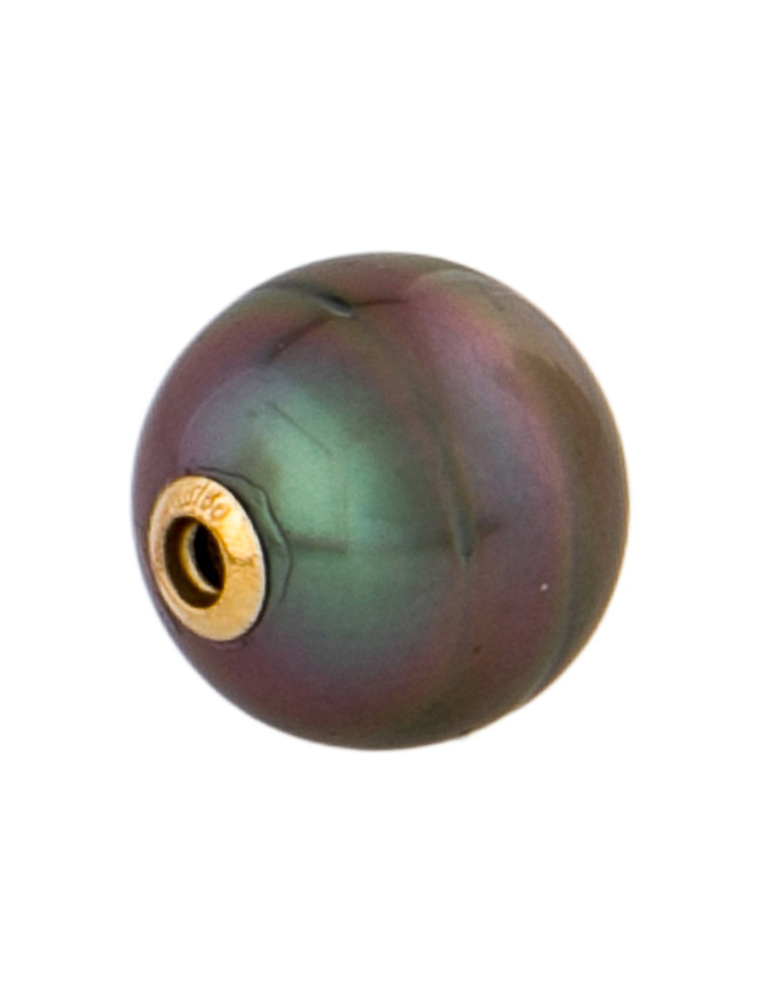 Charm 18K Pearl Slide