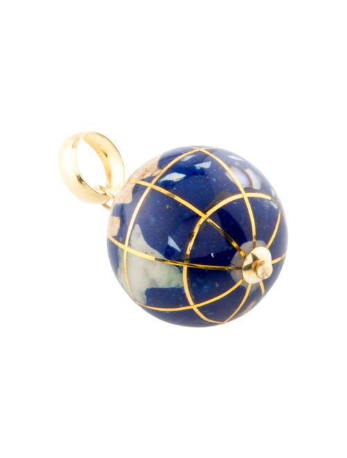 Charm 14K Globe Pendant Necklace