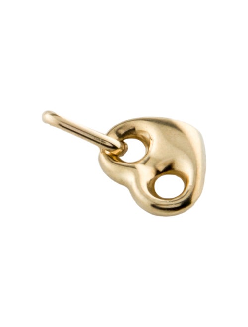 Charm 10K Heart Charm Pendant