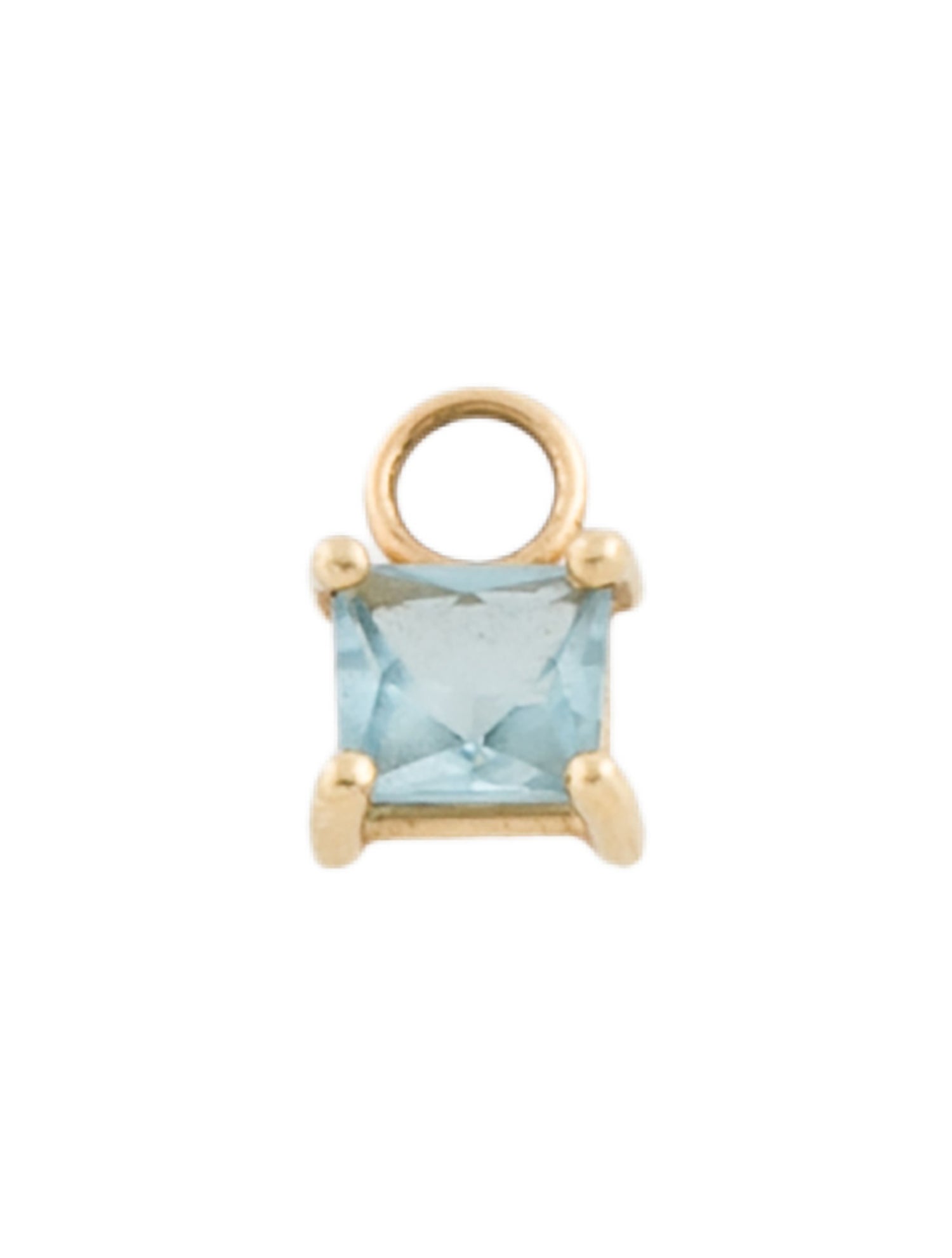 Charm 14K Topaz