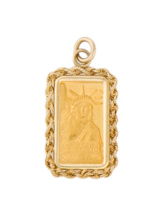 Charm 14K Credit Suisse Charm Pendant