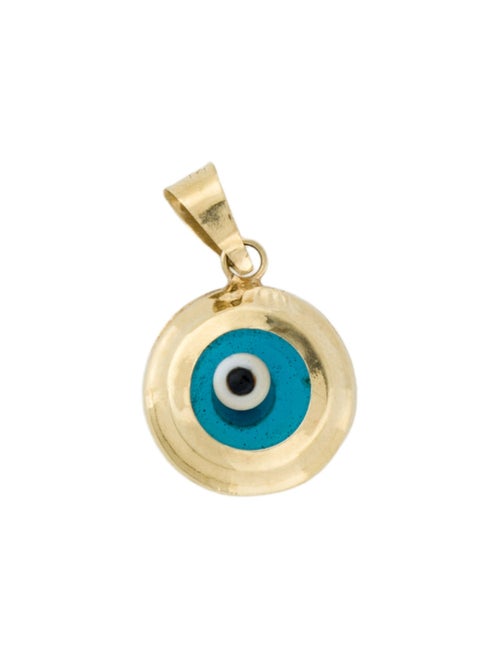 Charm 14K Glass Evil Eye Charm