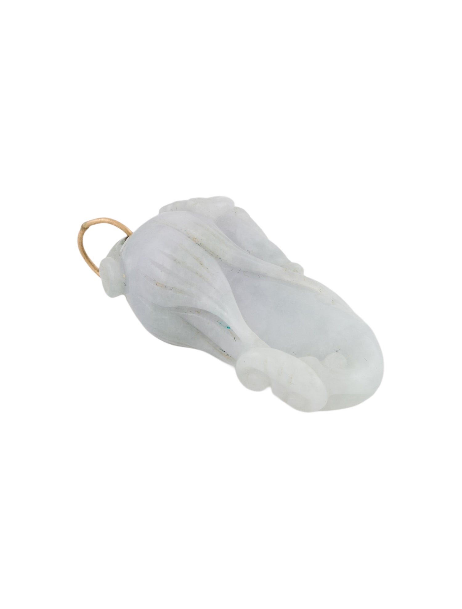 Charm 14K Jadeite Pendant