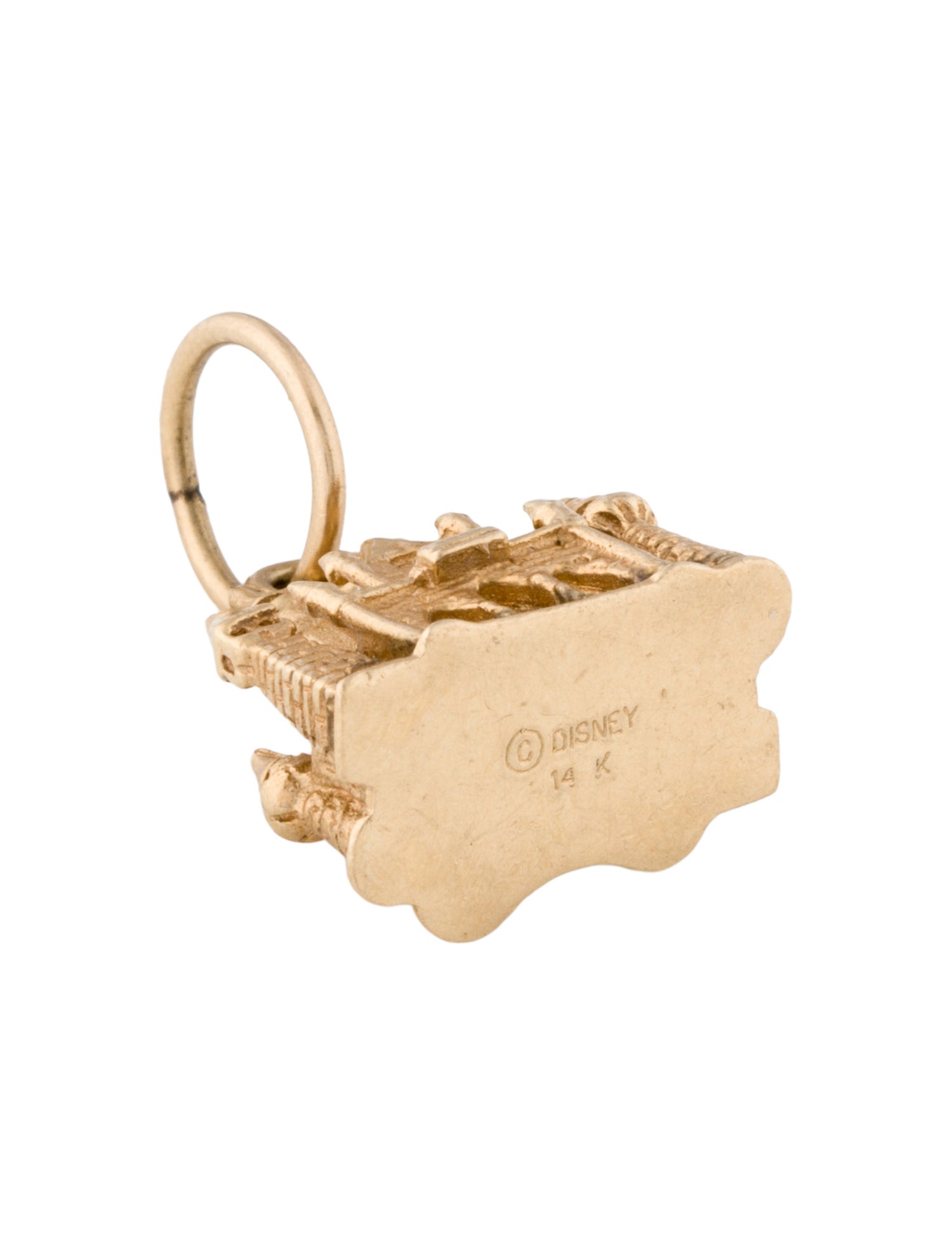 Charm 14K Cinderella's Castle Disney