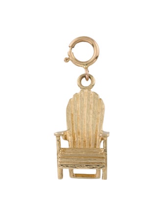 Charm 14K Adirondack Chair Charm