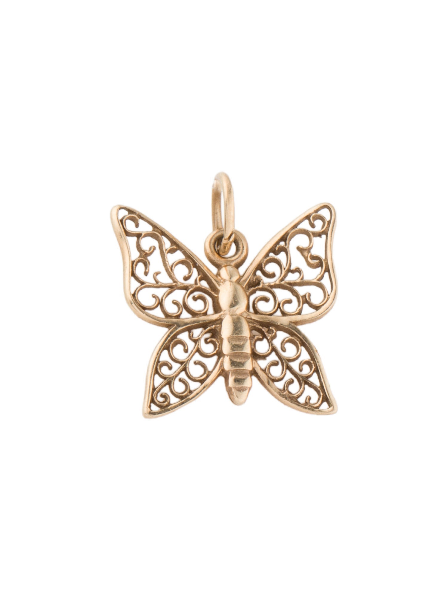 Charm 14K Butterfly