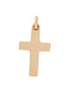 Charm 14K 'God Bless' Cross Charm
