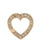 Charm 14K Diamond Heart Clicker Charm