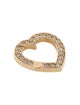 Charm 14K Diamond Heart Clicker Charm
