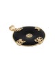 Charm 14K Onyx 'Blessing' Donut Peace Buckle Pendant