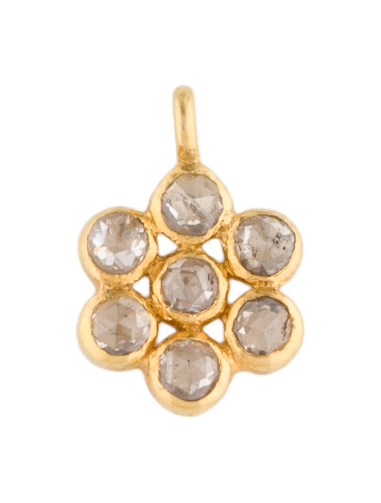 Charm 18K Diamond Flower