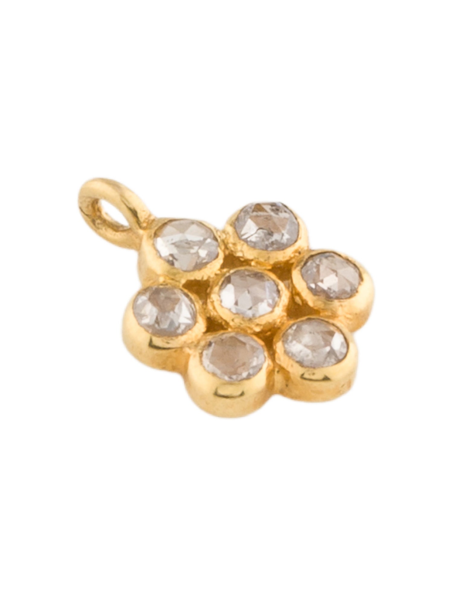 Charm 18K Diamond Flower