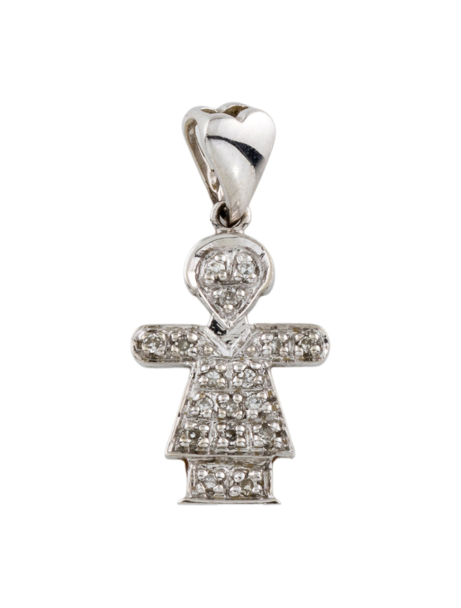 Charm 14K Diamond Female