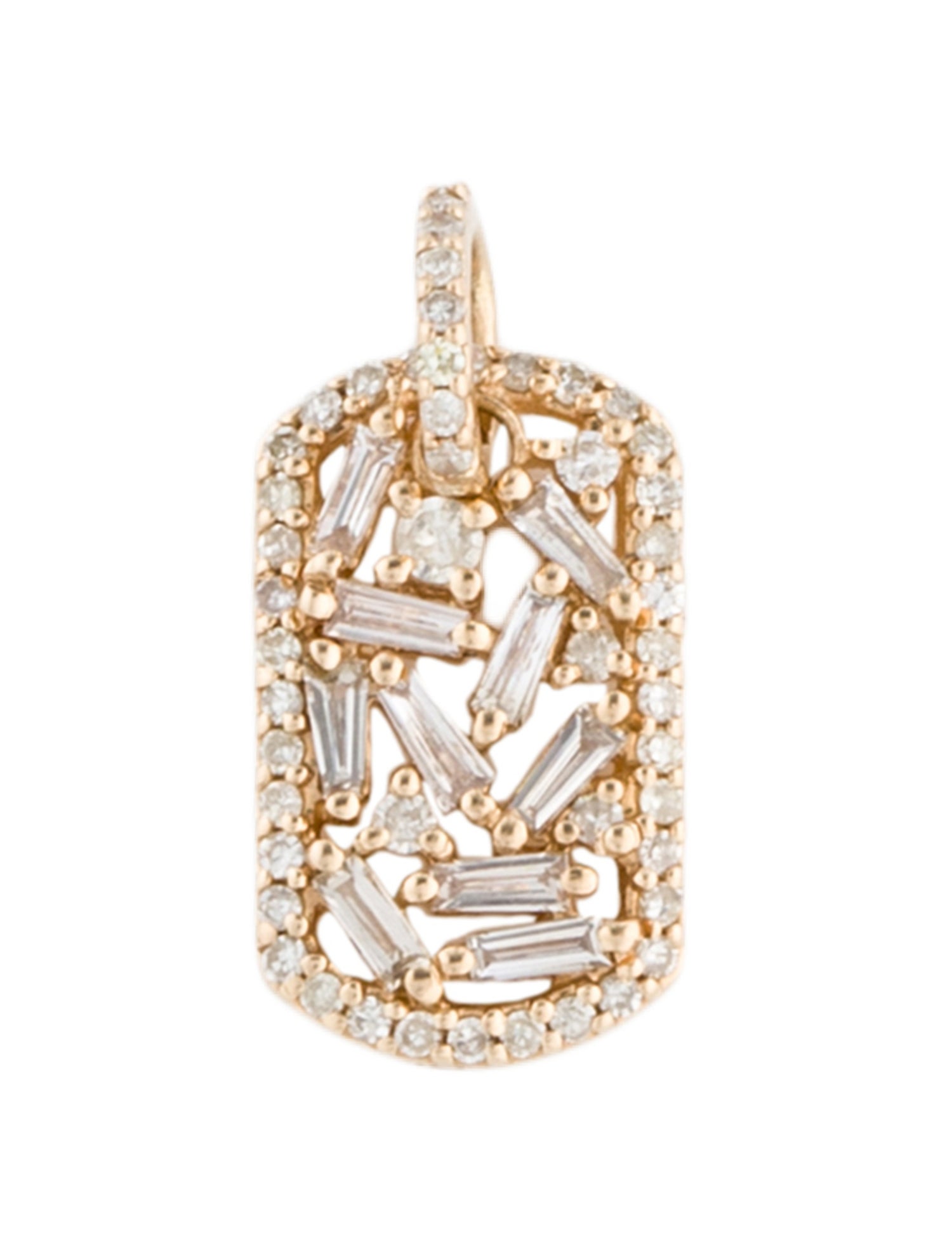 Charm 14K Diamond Pendant