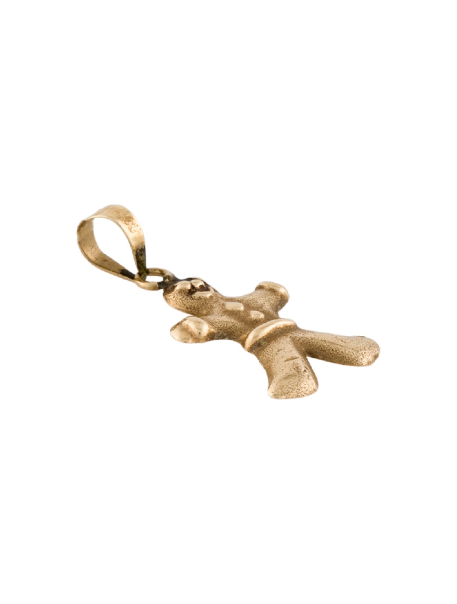 Charm 14K Gingerbread Man