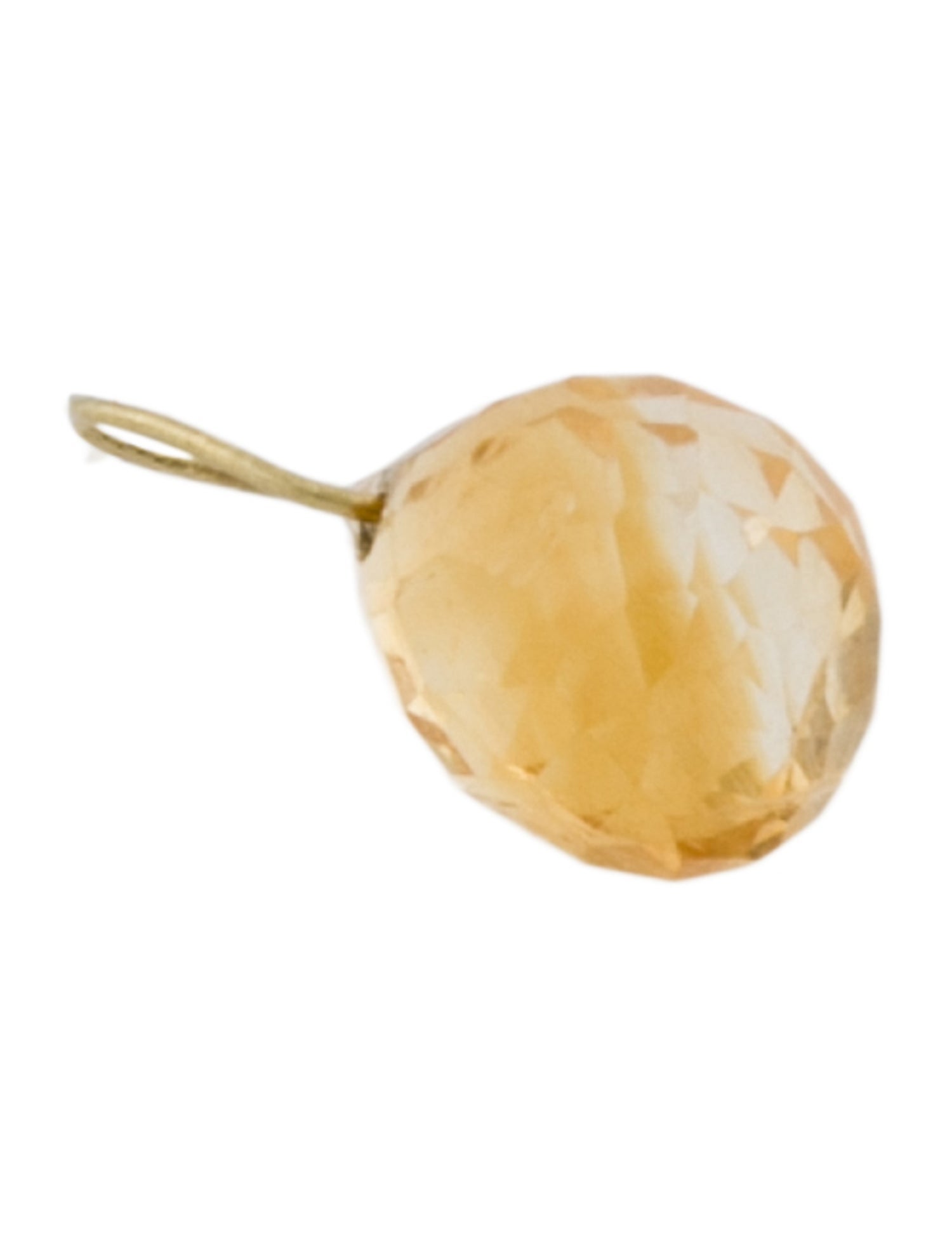Charm 14K Citrine