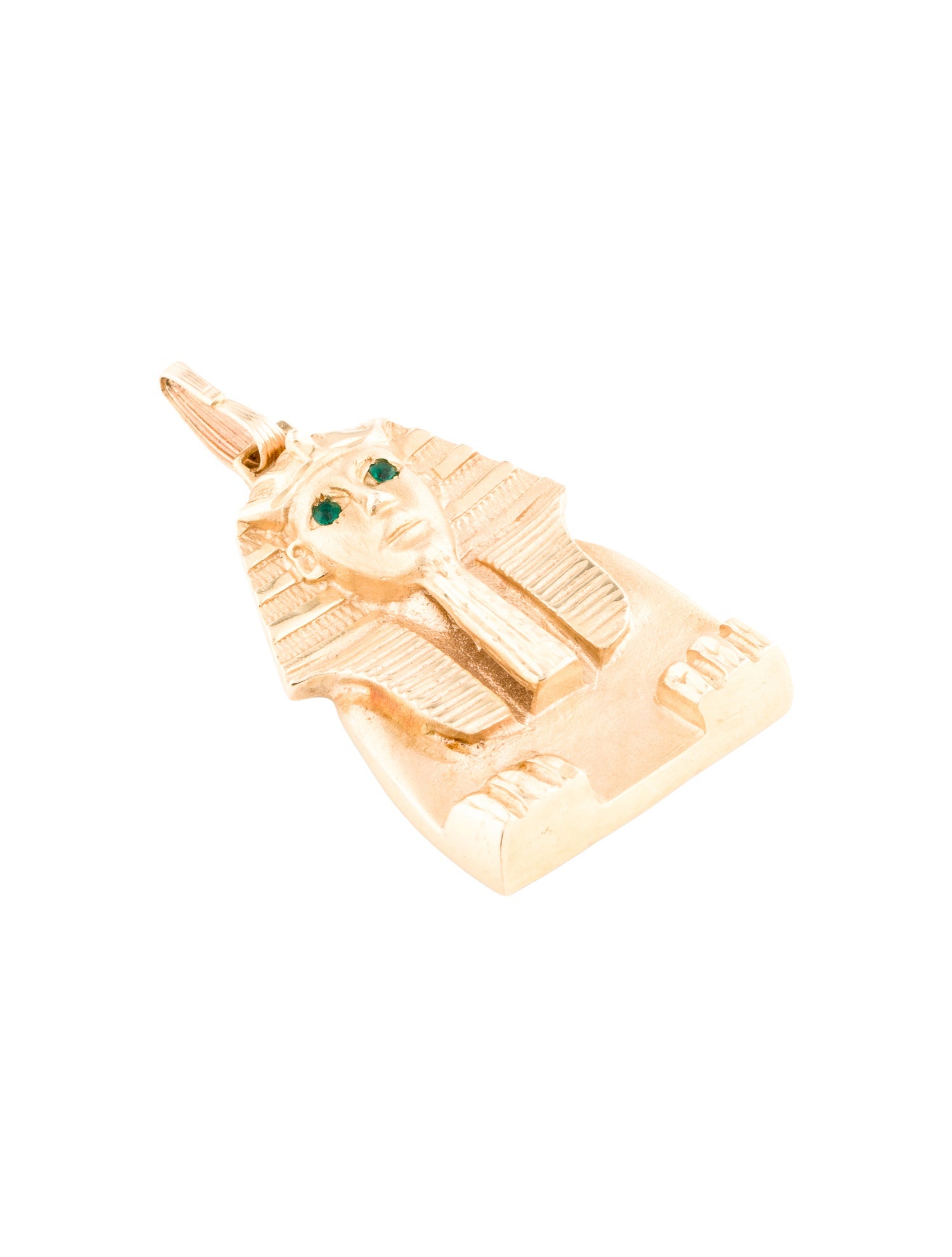 Charm 14K Glass Pharaoh