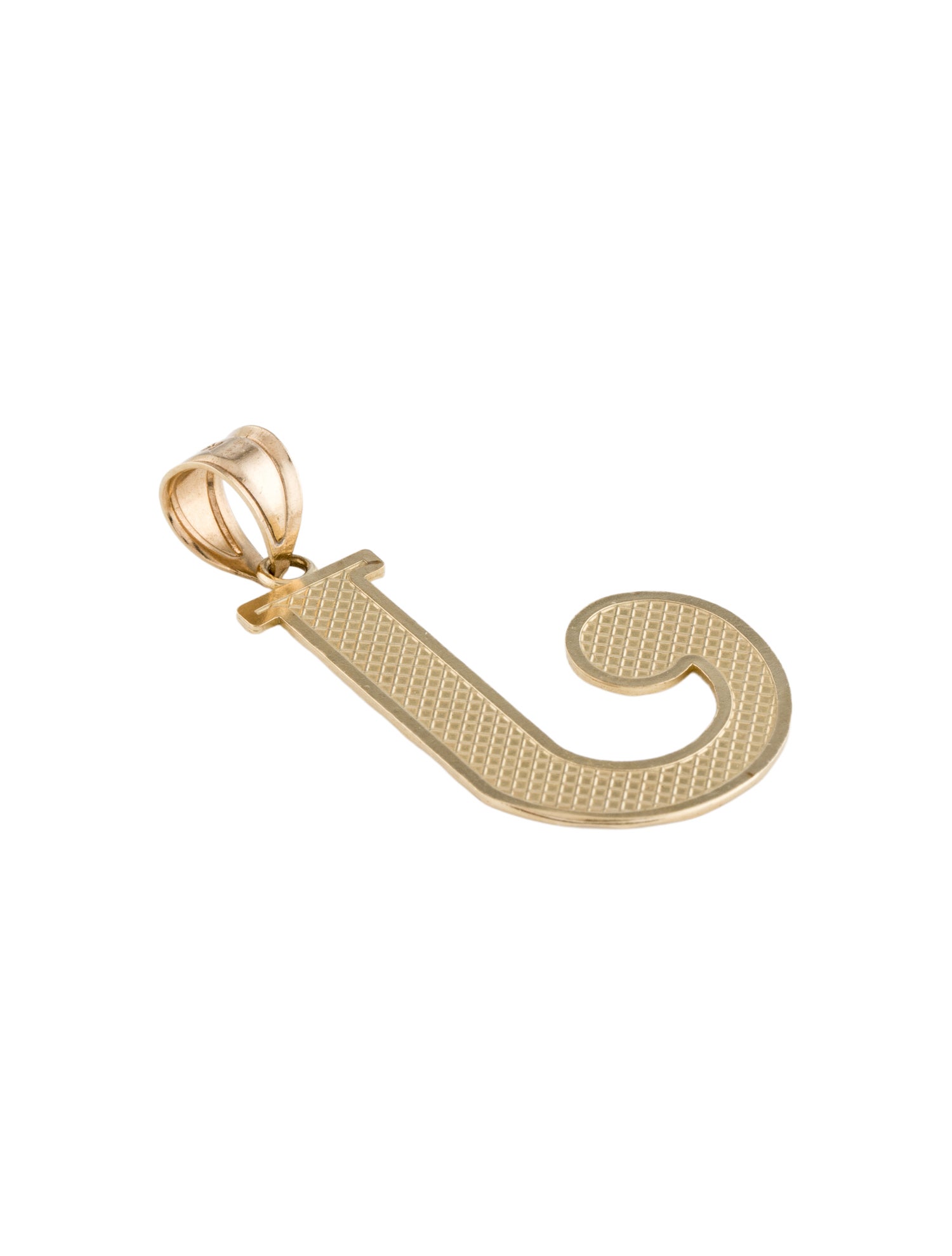 Charm 14K 'J'