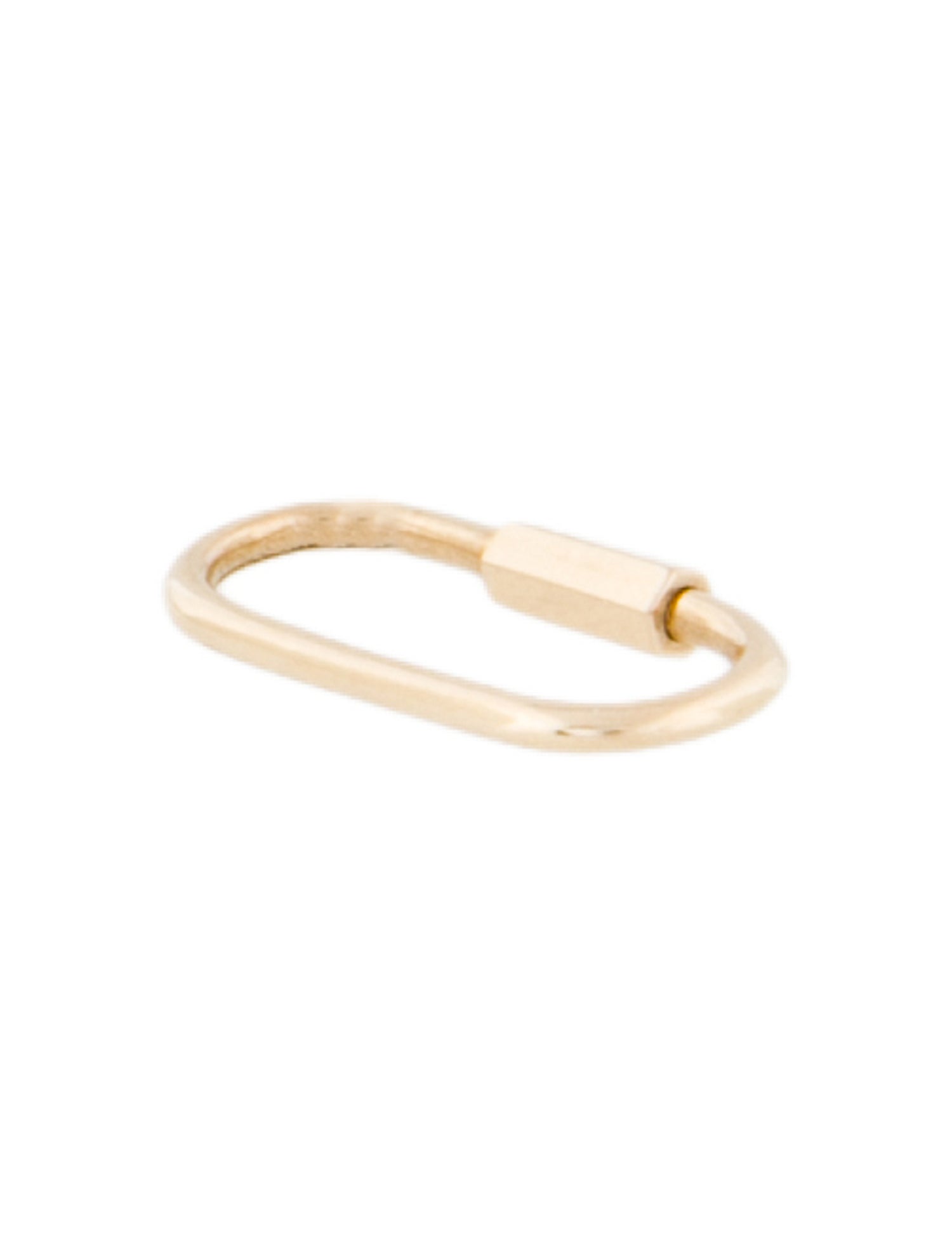 Charm 14K Oval Carabiner Clasp