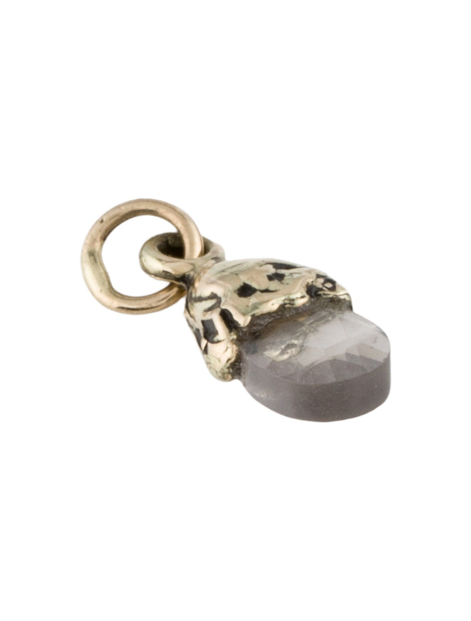 Charm 14K Rose Quartz