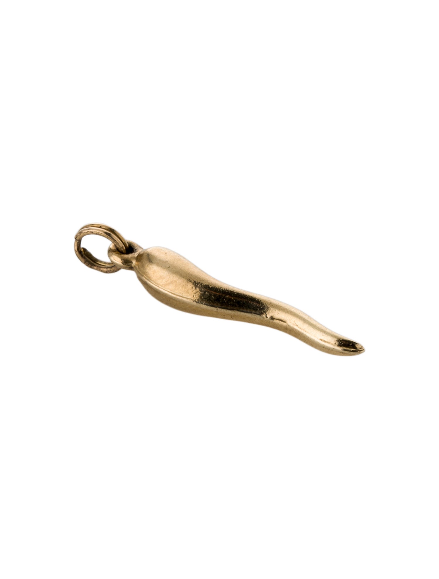 Charm 14K Italian Horn