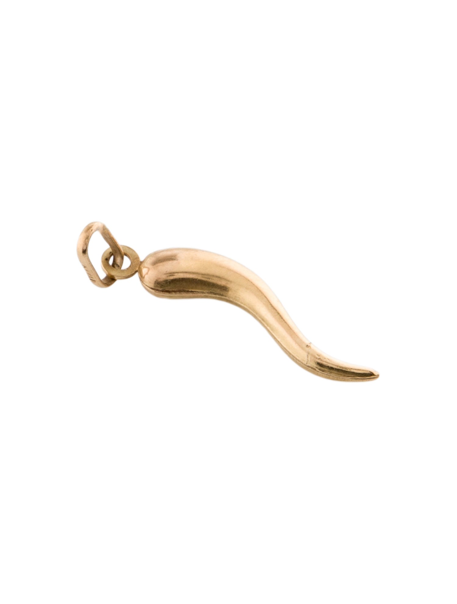 Charm 14K Italian Horn