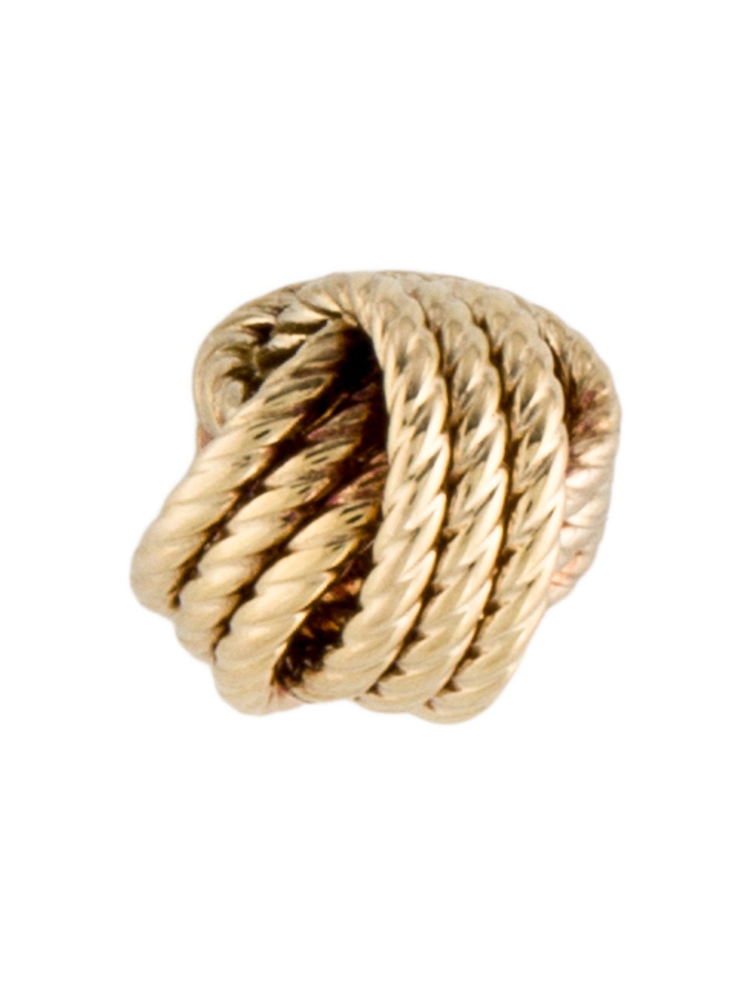 Charm 14K Textured Knot Charm