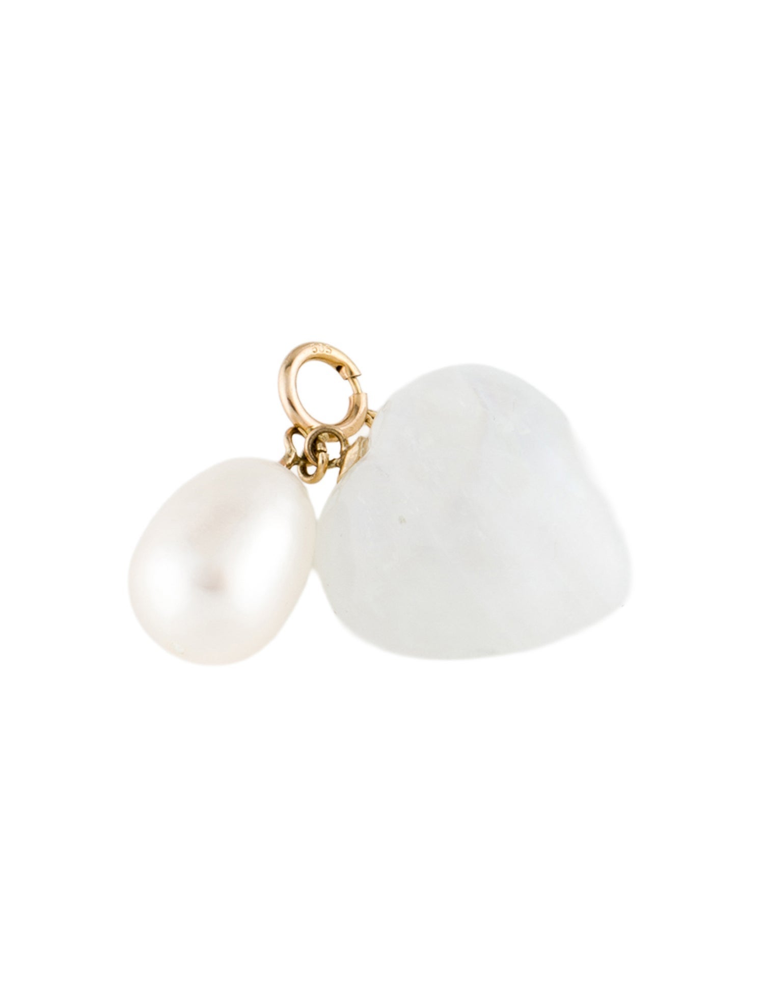 Charm Pearl & Moonstone Labradorite