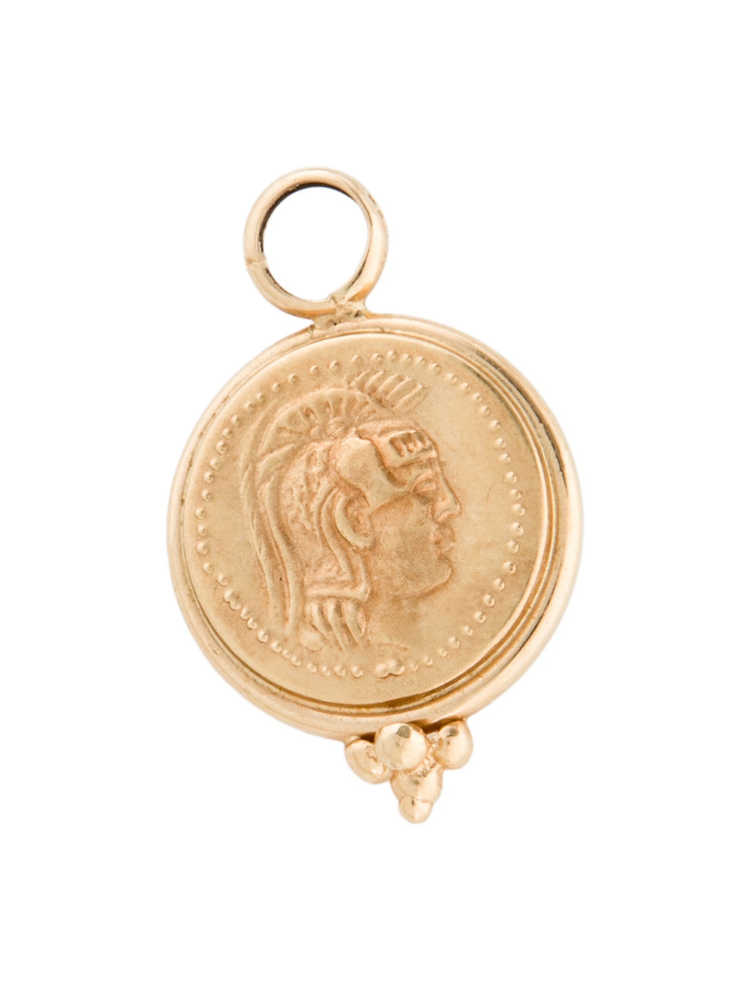 Charm 14K Pallas In Profile