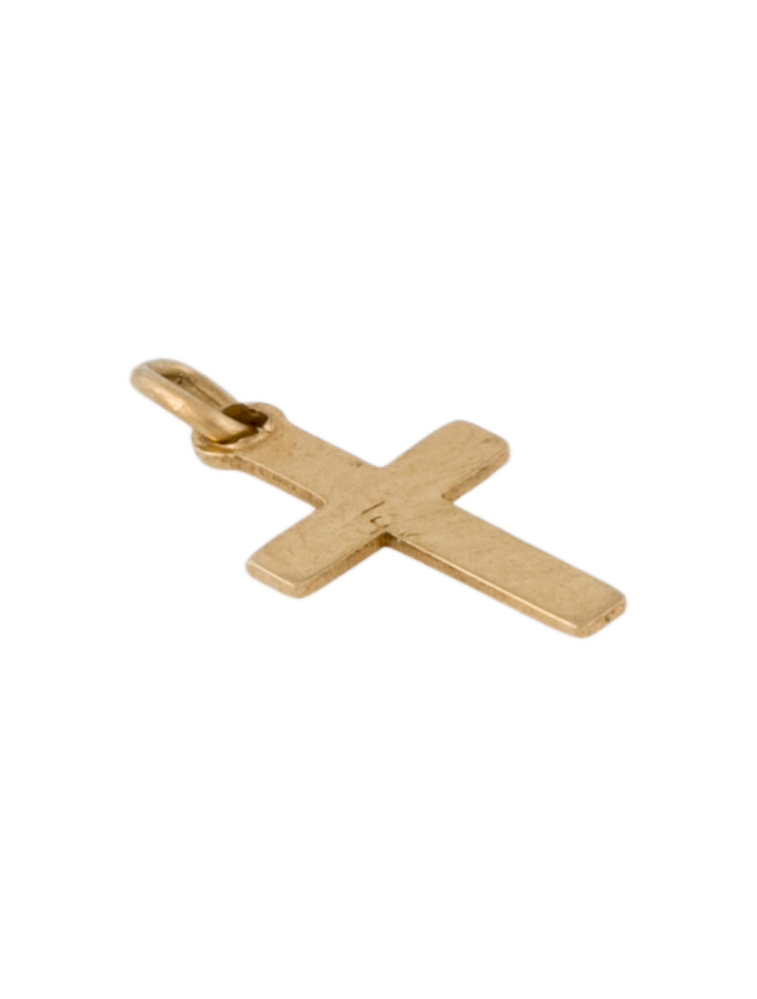Charm 14K Cross