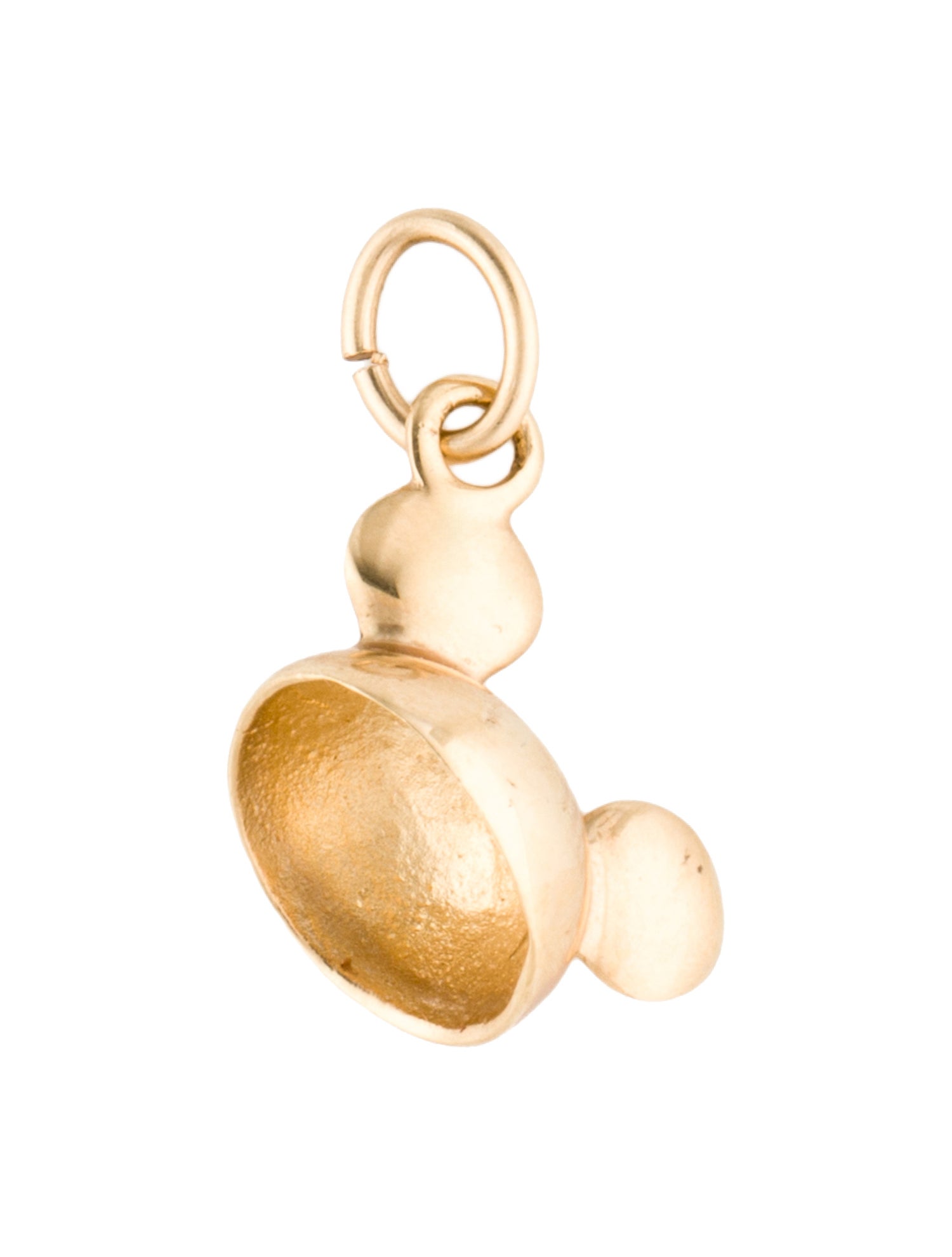 Charm Disney 14K Mickey Mouse Ear Hat Charm Pendant