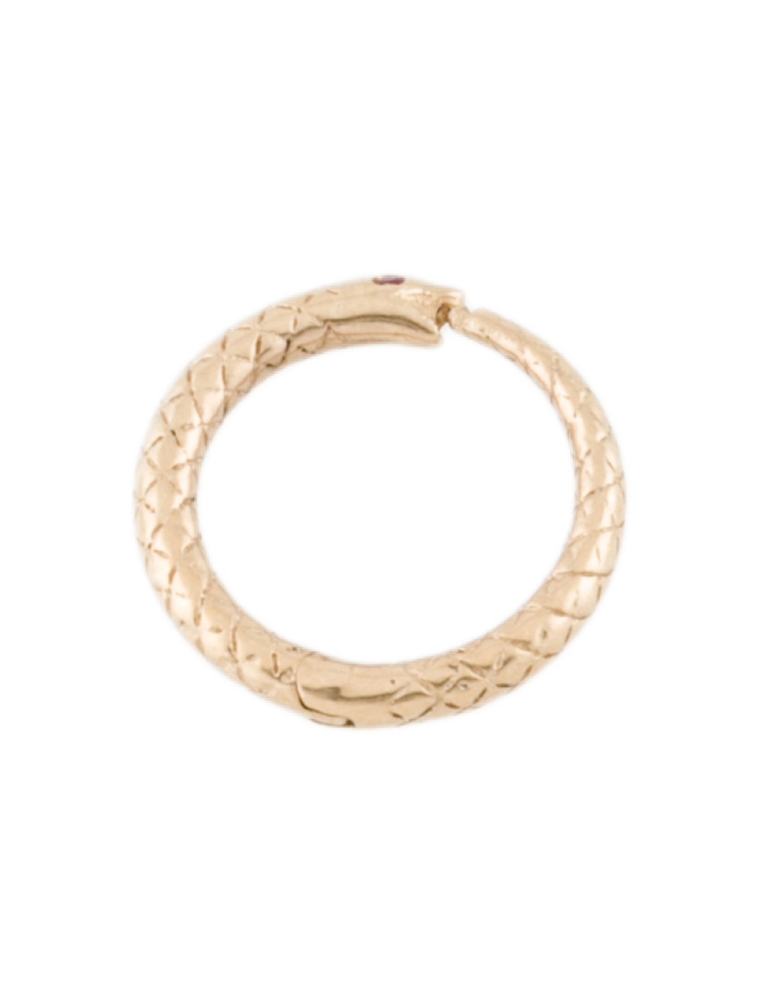 Charm 14K Ruby Snake Enhancer Charm