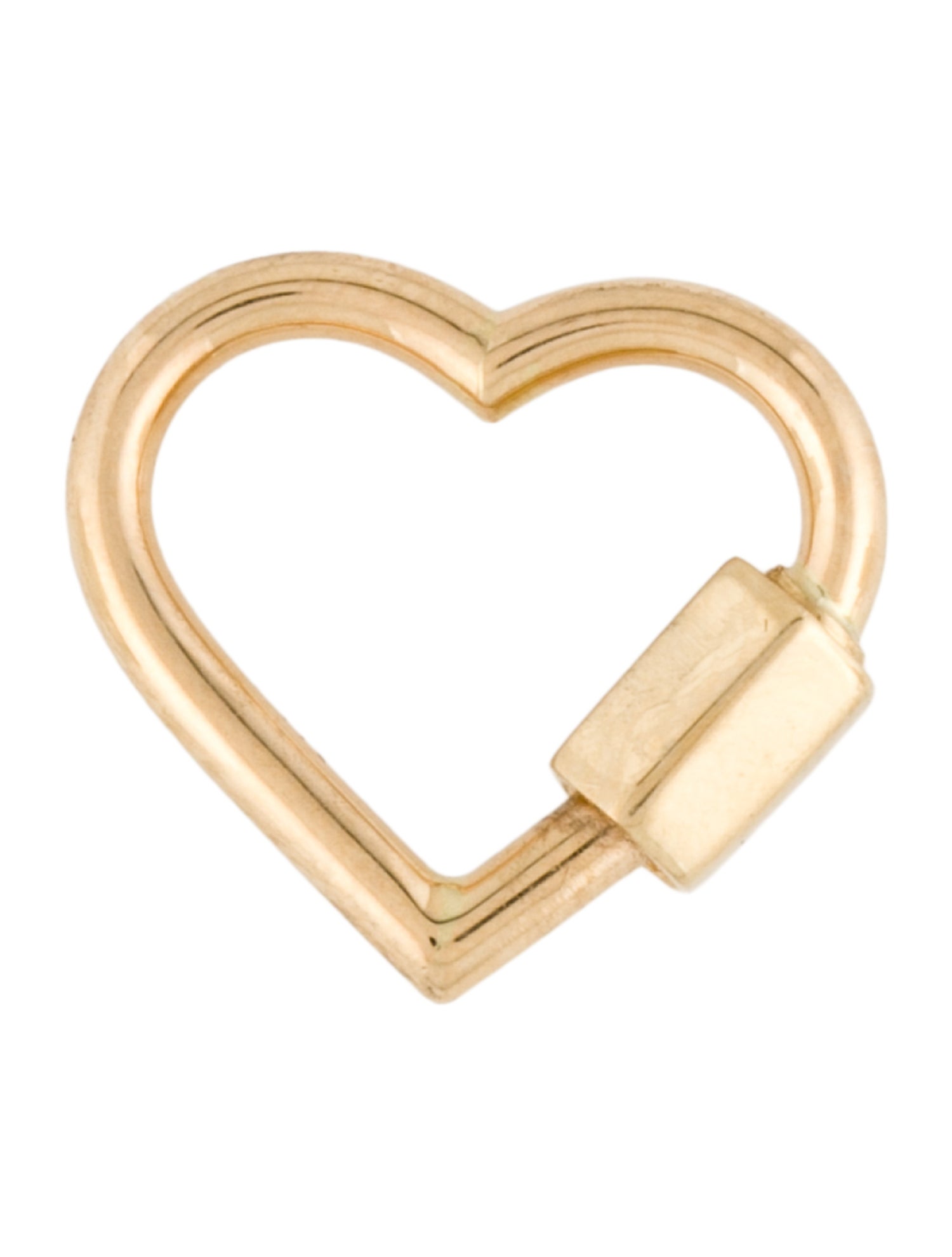 Charm 14K Heart Carabiner