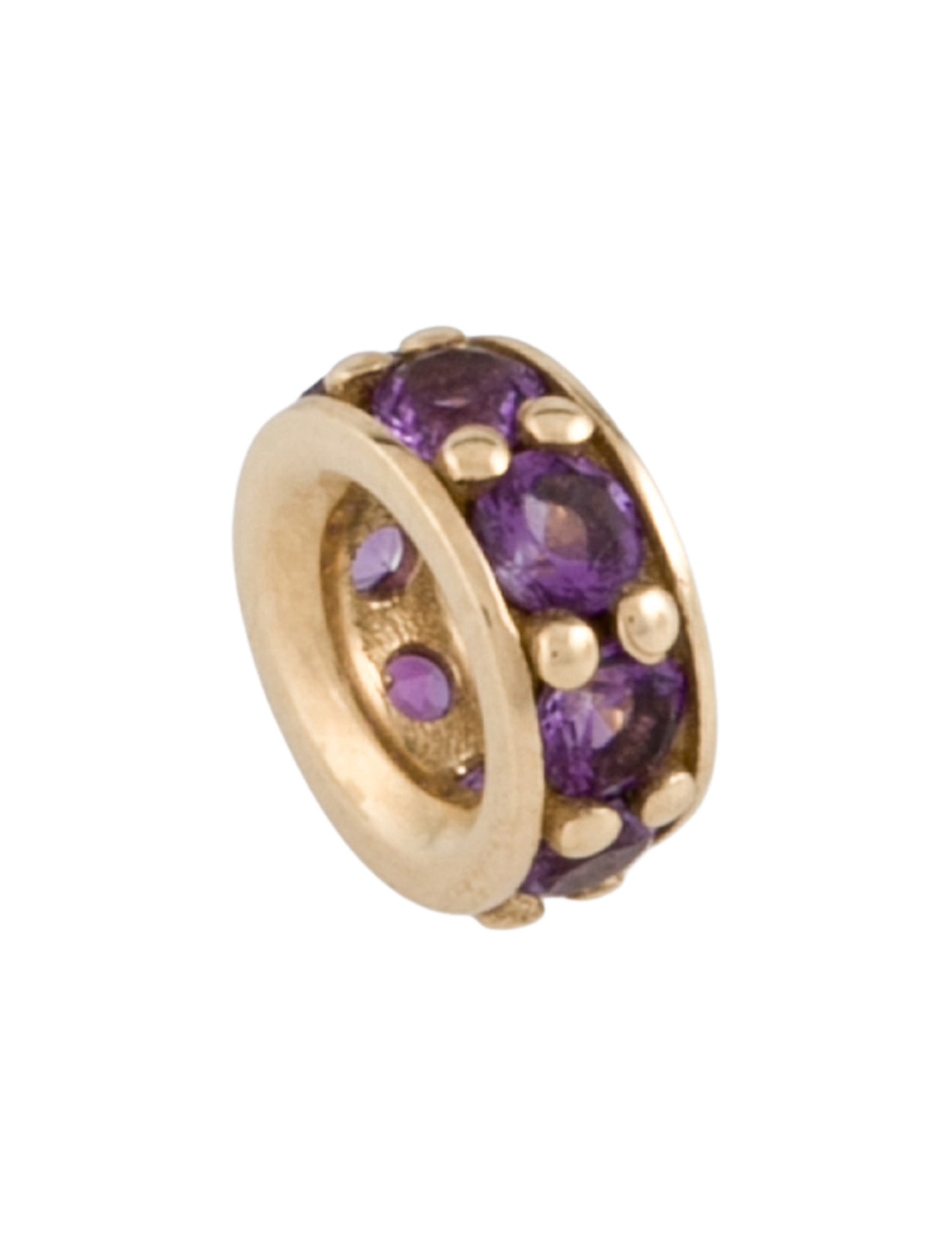 Charm Haverhill 14K Amethyst Rosecliff Bead