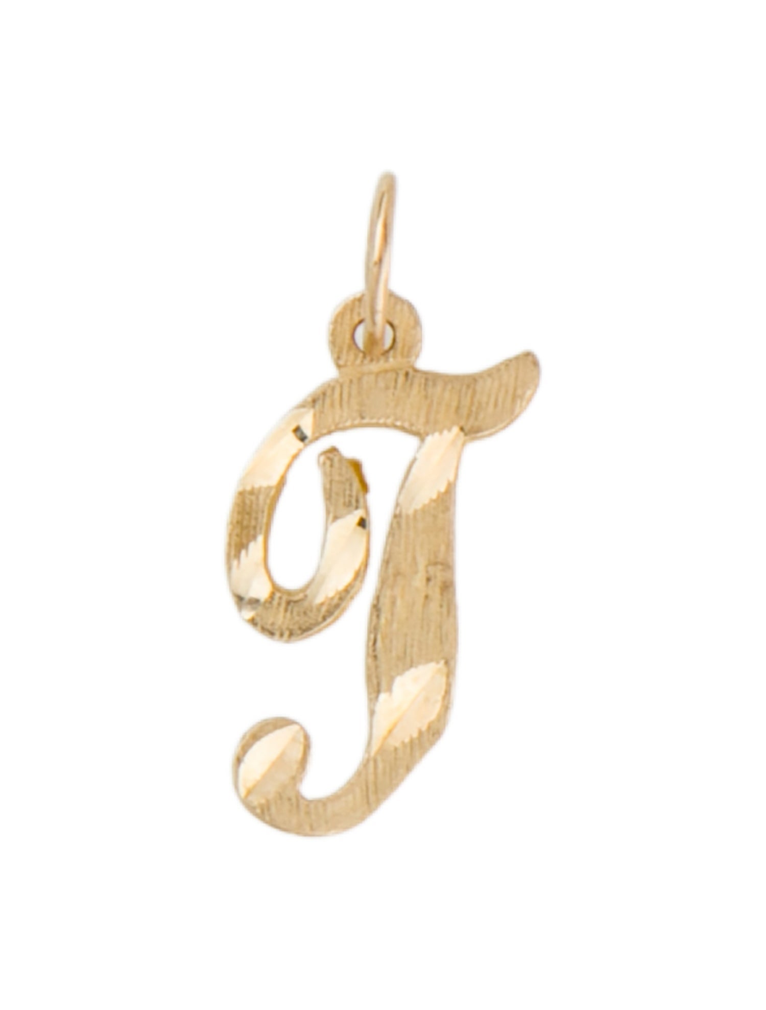 Charm 14K Letter 'J'