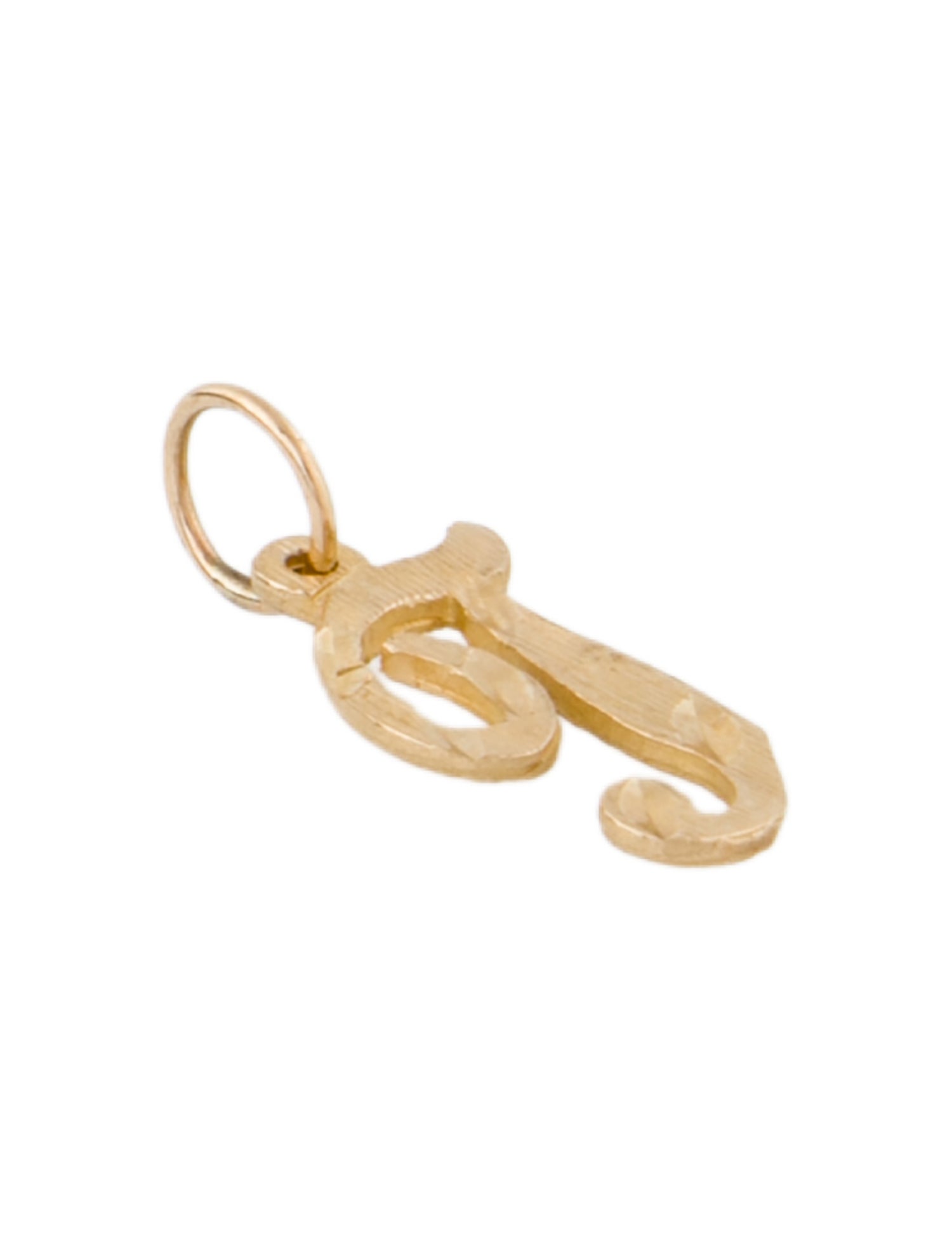 Charm 14K Letter 'J'