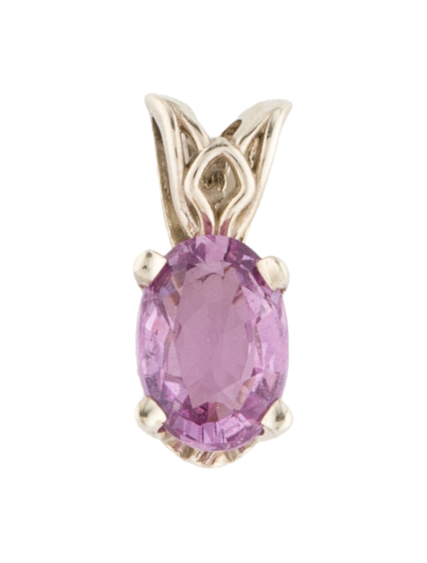 Charm 14K Pink Sapphire