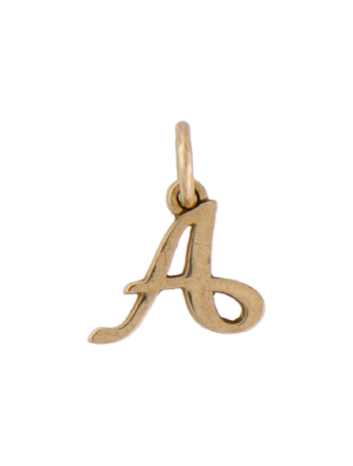 Charm James Avery 14K Script Initial 'A'