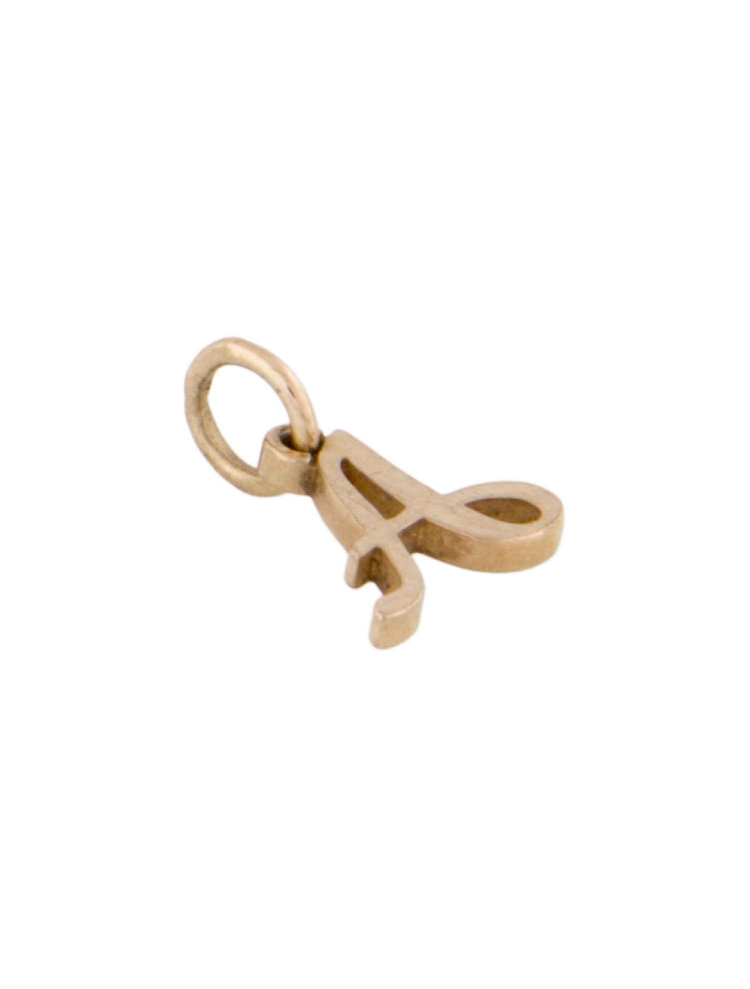 Charm James Avery 14K Script Initial 'A'