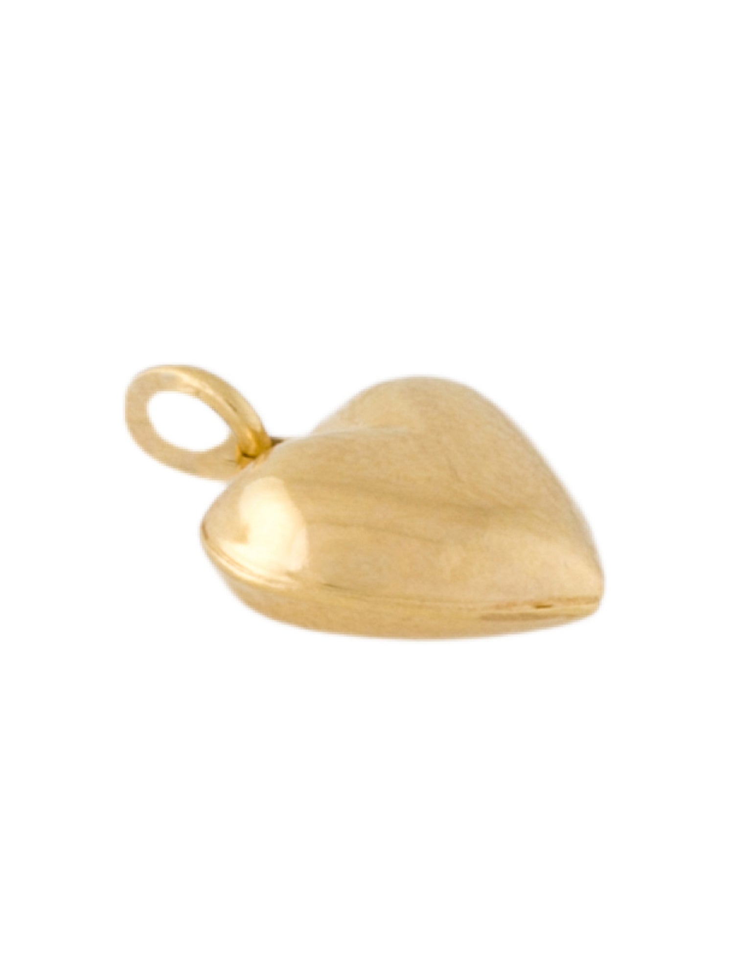 Charm 14K Puffed Heart